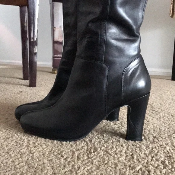 Jo Mercer heel leather boots - Picture 2 of 9